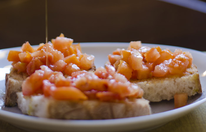 Crostone al pomodoro - Menù